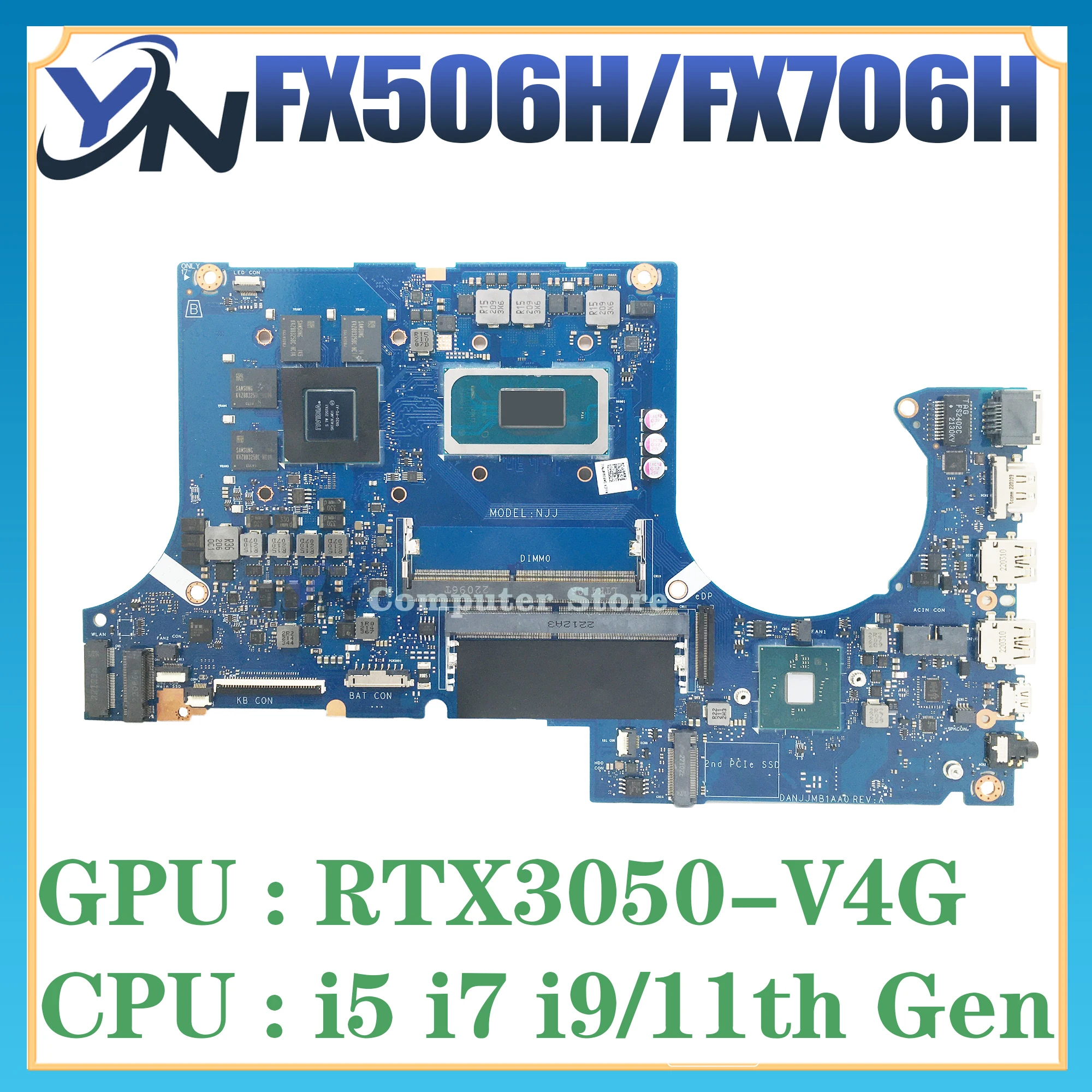 Mainboard-FX506HE-FX506HCB-FX506HC-FX506H-TUF506H-TUF706H-FX706HE ...