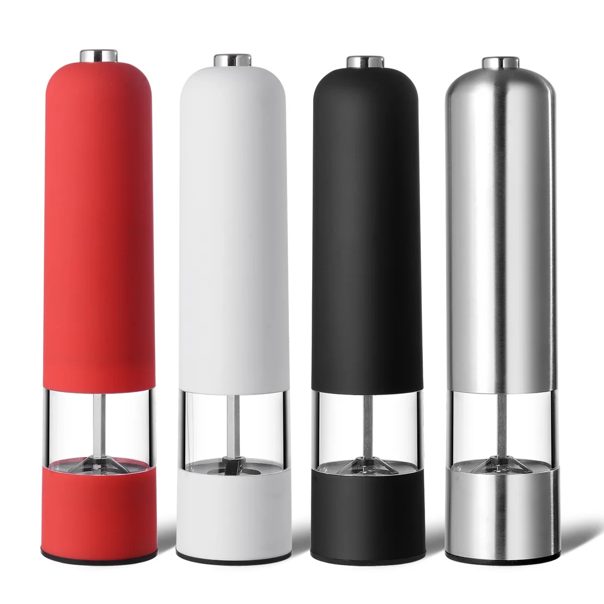 Wholesale Electric Battery-Powered Salt & Pepper Grinder - Plastic Mill