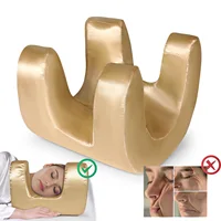 Soft Face Pillow Anti wrinkles-aging Beauty Pillow Relieves Neck Fatigue Reduces Facial Squeeze Back Sleep Pillow Satin Case 1