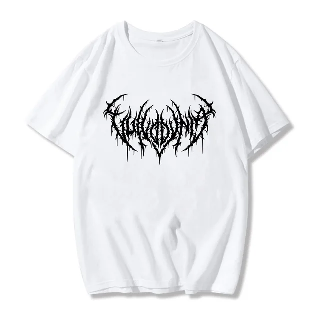 Women's t-shirts korean Black Oversized Tshirt Tops harajuku vintage aesthetic gothic graphic punk clothes dropshipping Hip Hop C