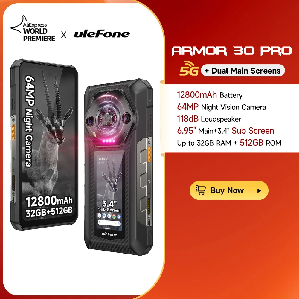 Ulefone Armor 30 Pro 5G 頑丈な携帯電話 Android