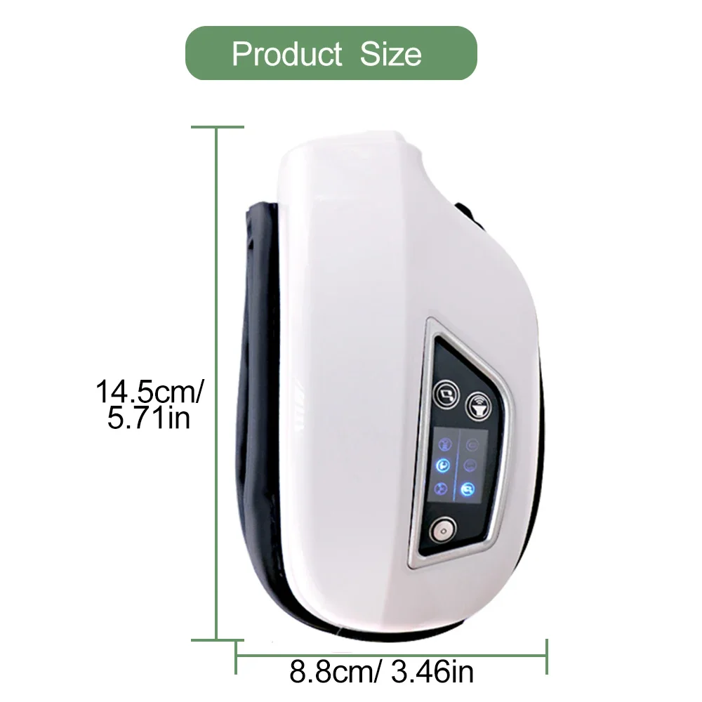 مدلك العين الذكية قابلة للطي الاهتزاز وسادة هوائية...