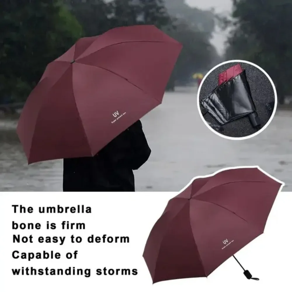 Umbrellas Sun umbrellas Cartoon rain and sunny manually folded student portable umbrellas Sunshade accessories Outdoor equipment - 5