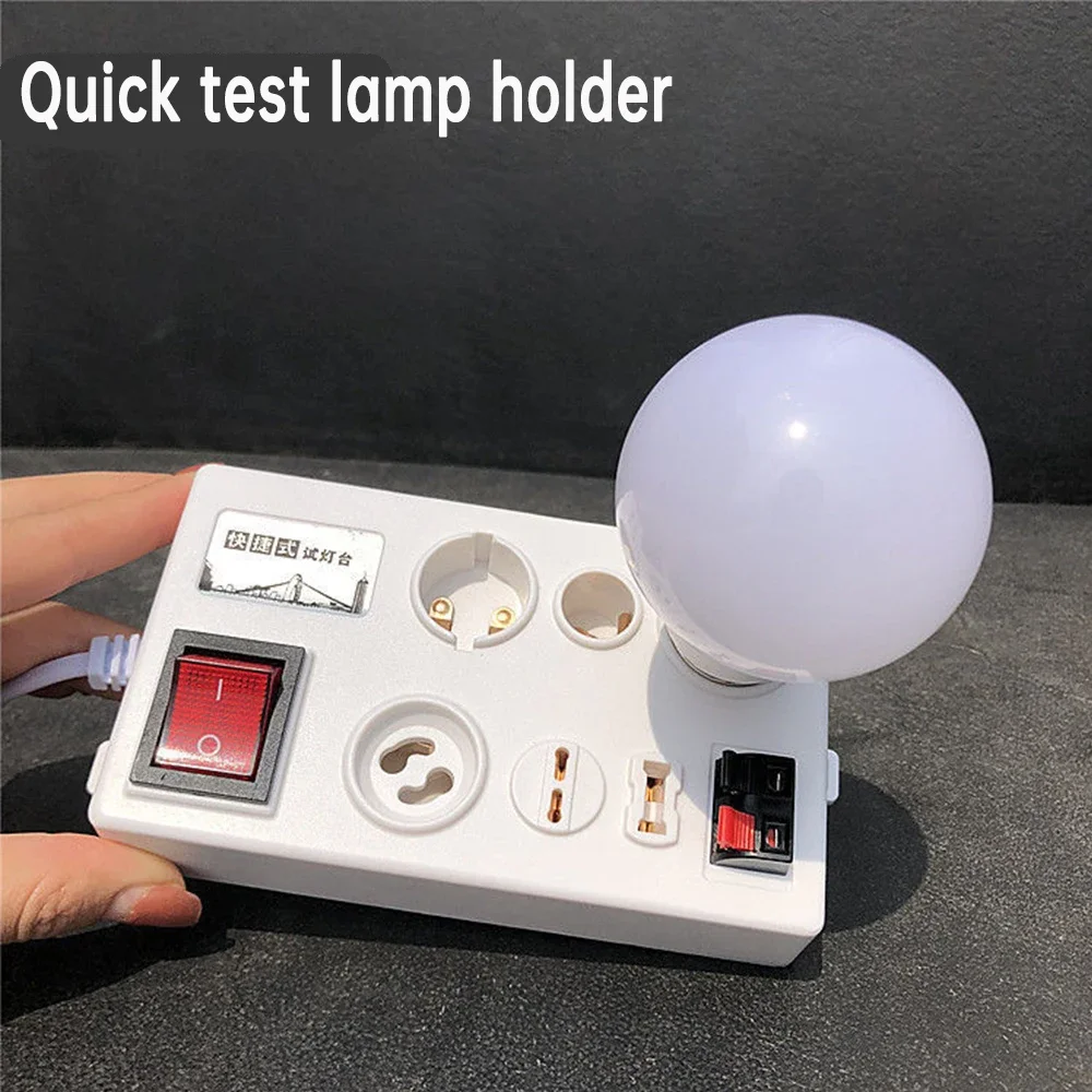 Multi-interface-Quick-Test-Lamp-Holder-12-Port-Led-Bulb-Tester ...