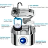 3.2L Cat Automatic Water Dispenser Pet Smart Induction Water Feeder USB With Filter Stainless Steel Dog Feeder Pet Supplies 3