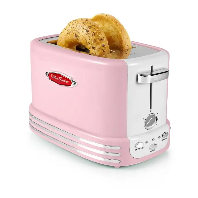 

Retro 2-Slice Bagel Toaster, Pink Licuadoras para cocina Lemon juicer Blender portable smoothie Juicer Kitchen Mini portable ble