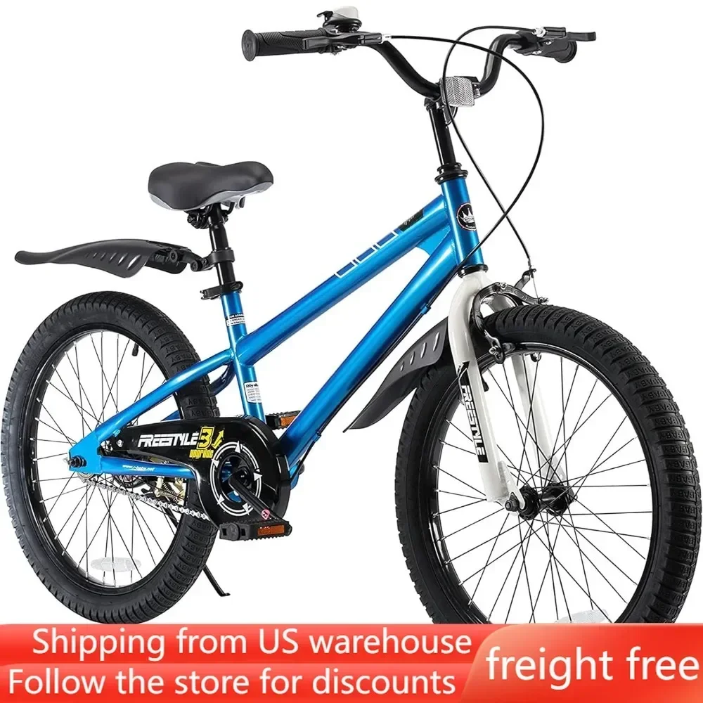 

Freestyle Kids Bike 20 Inch Bicycle for Boys Girls Ages 3-12 Years, Freight free