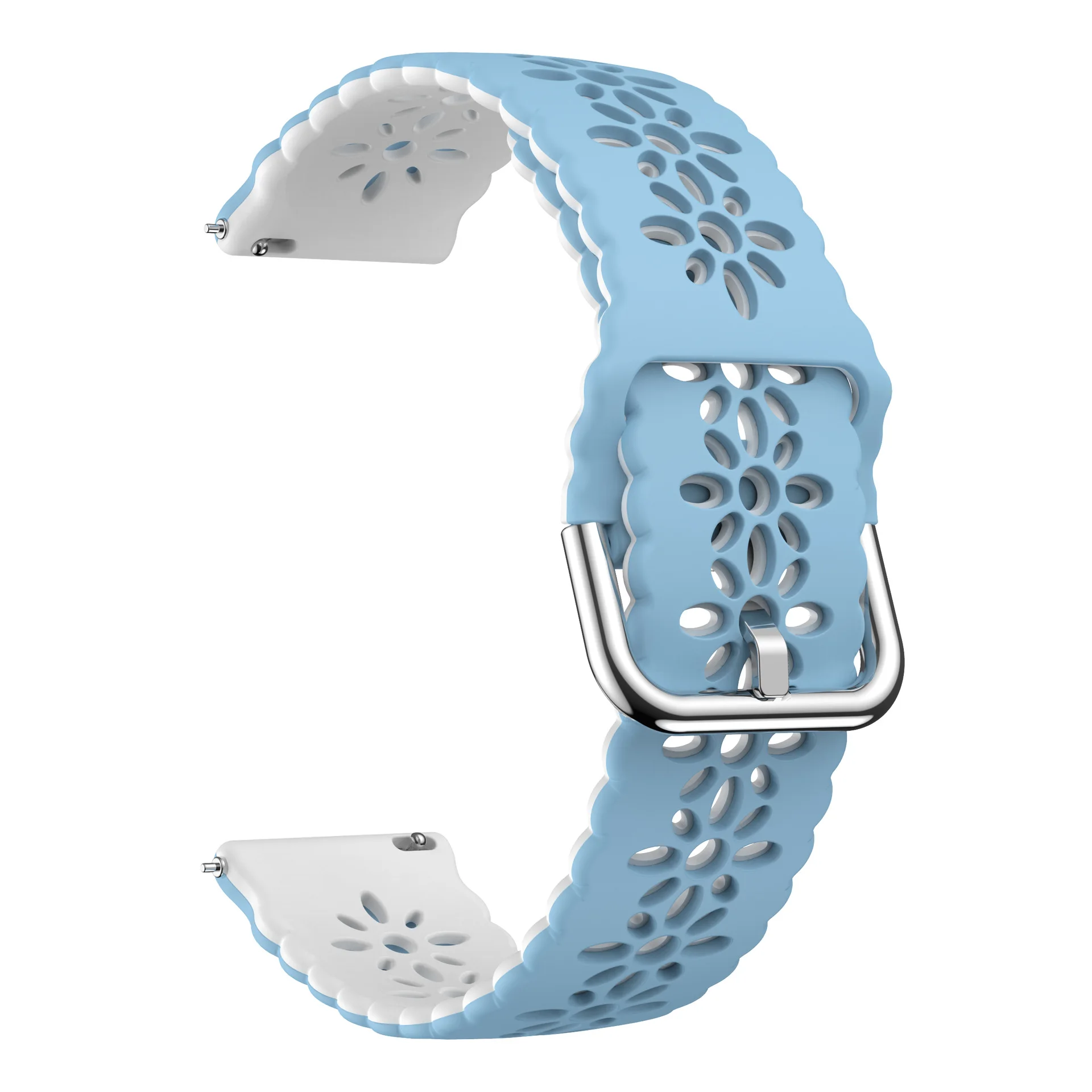 Durable Silicone Watch Band - 20mm/22mm, Multiple Colors