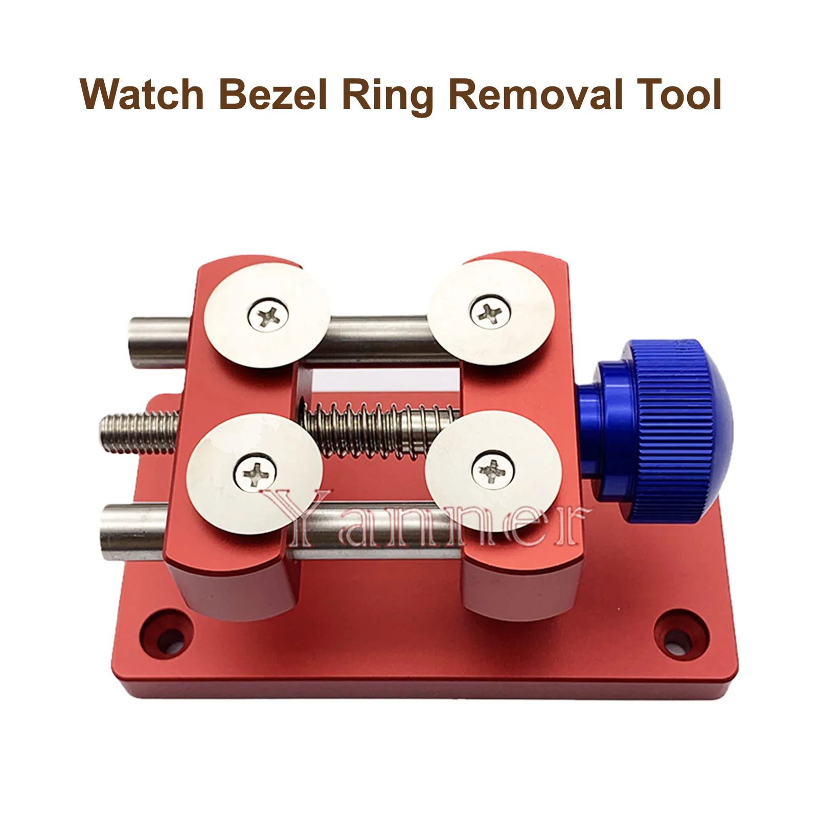 Watch Bezel Ring Removal Tool Watch repair tool with four pieces hardened for precise pressure application