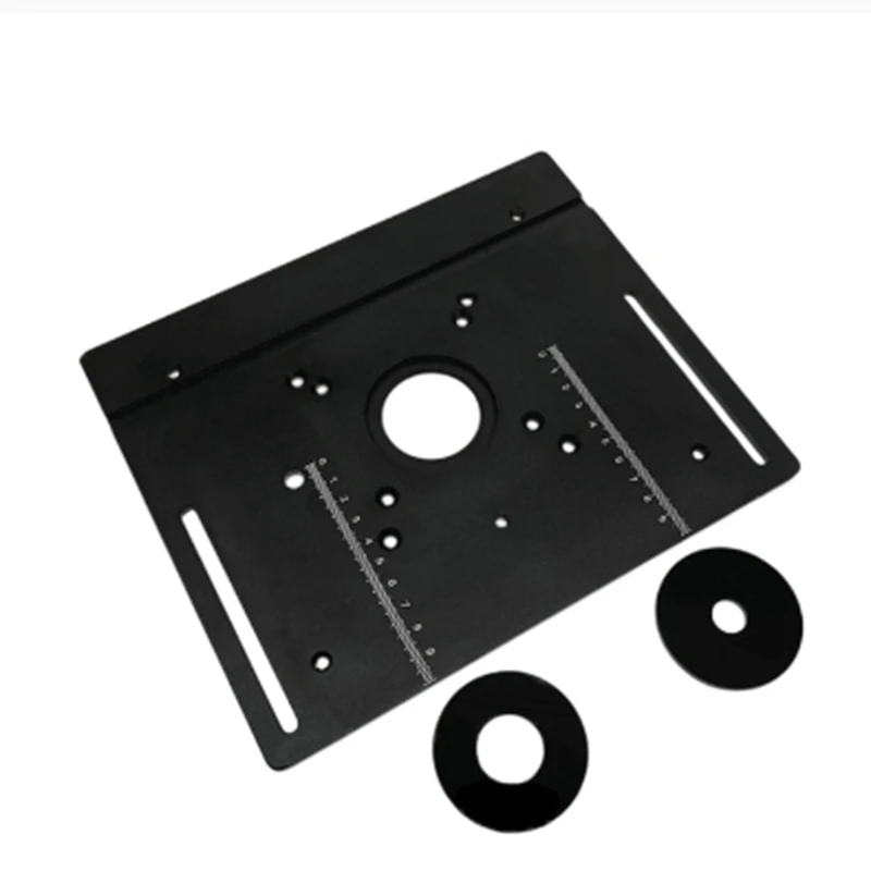 

Aluminum Alloy Router Table Insert Plate Trimming Machine Engraving Auxiliary Tool