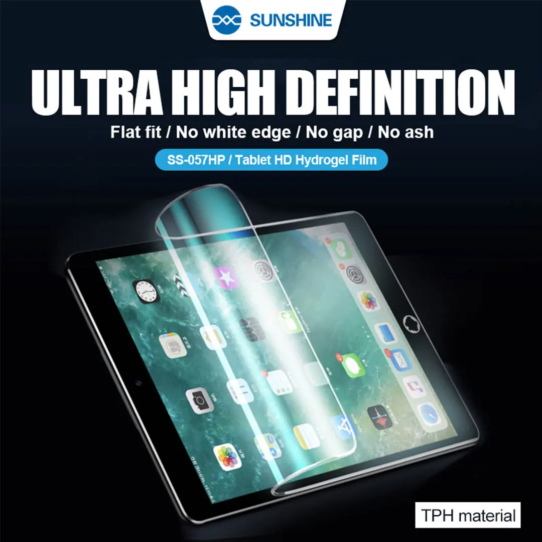 

SUNSHINE SS-057HP планшет HD Гидрогелевая пленка умная и Точная резка 20 листов/коробка 0,1 мм TPH материал 200*300 мм
