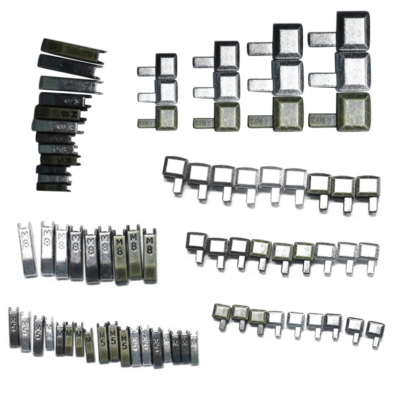 MetalZipperRepairKitZipperHeadSlidersRetainerInsertionPin