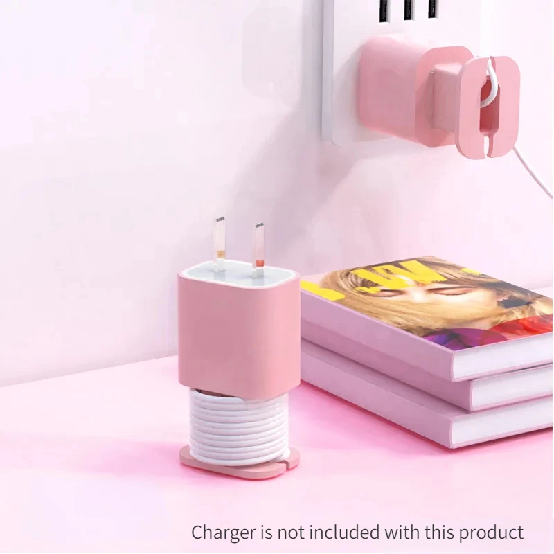 Wire Cord Organizer Silicone Cable Protector Cover for Apple Iphone USB Charger Cable Cord Charging Cable Silicone Bobbin Winder