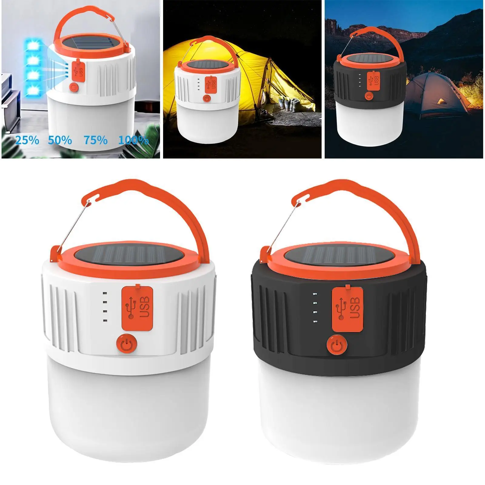 LED Camping Light Outdoor Lantern Hiking Lamp BBQ patio and garden