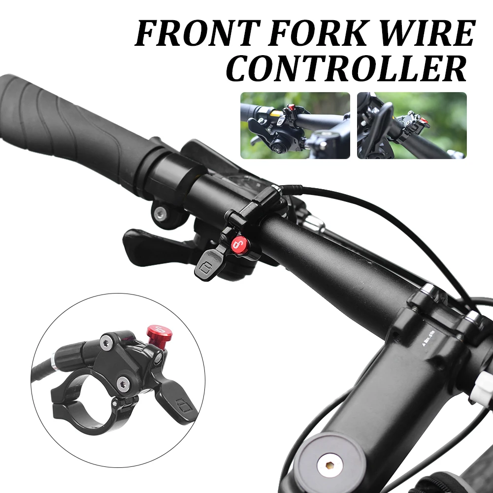 MTBBikeRemoteLockoutLeverFrontForkWireControlSwitchSuspension