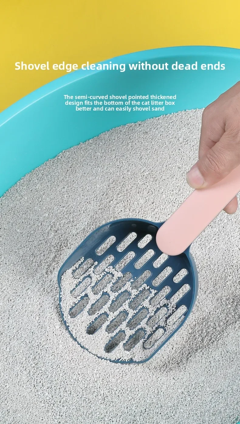 Cat Litter Scoop Set With Fine Mesh Sieve And Matching Base_voghion.com
