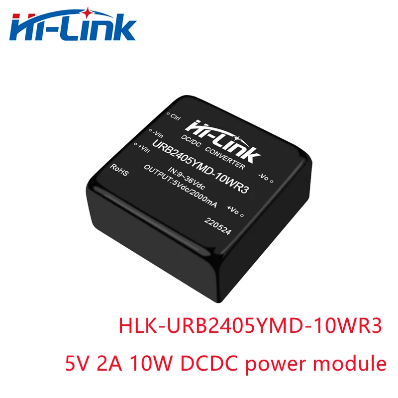 5pcs/Lot DC-DC Isolated Module 9-36V Input 5V 2A Output Step Down Converter Power Supply URB2405YMD-10WR3