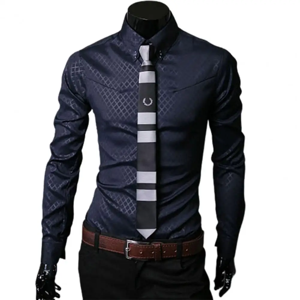 Мужская приталенная с длинным рукавом. Fashion men Argyle Luxury Business Style Slim Fit long Sleeve Casual Dress Shirt. Стильные мужские рубашки. Стильная рубашка. Модные рубашки для мужчин.