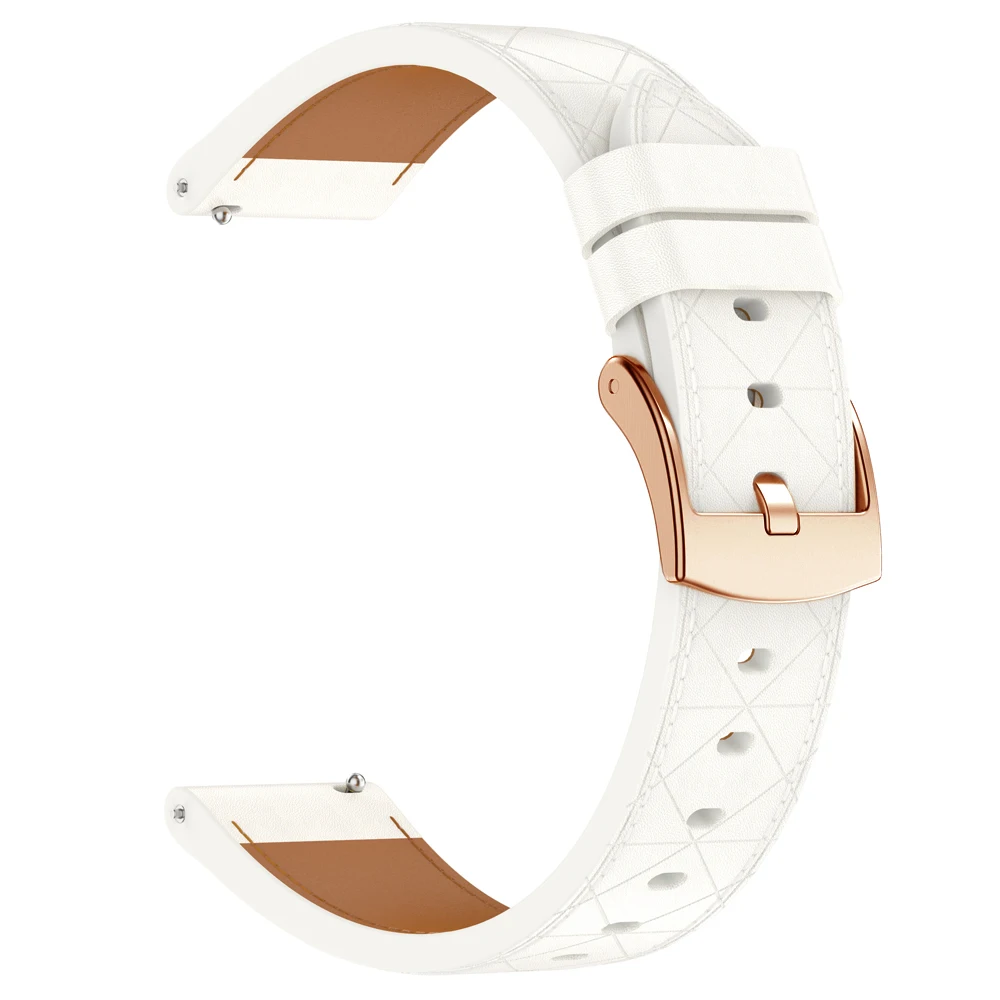 Premium 18mm Synthetic Leather Watchband Strap - Elegant Wristband Bracelet