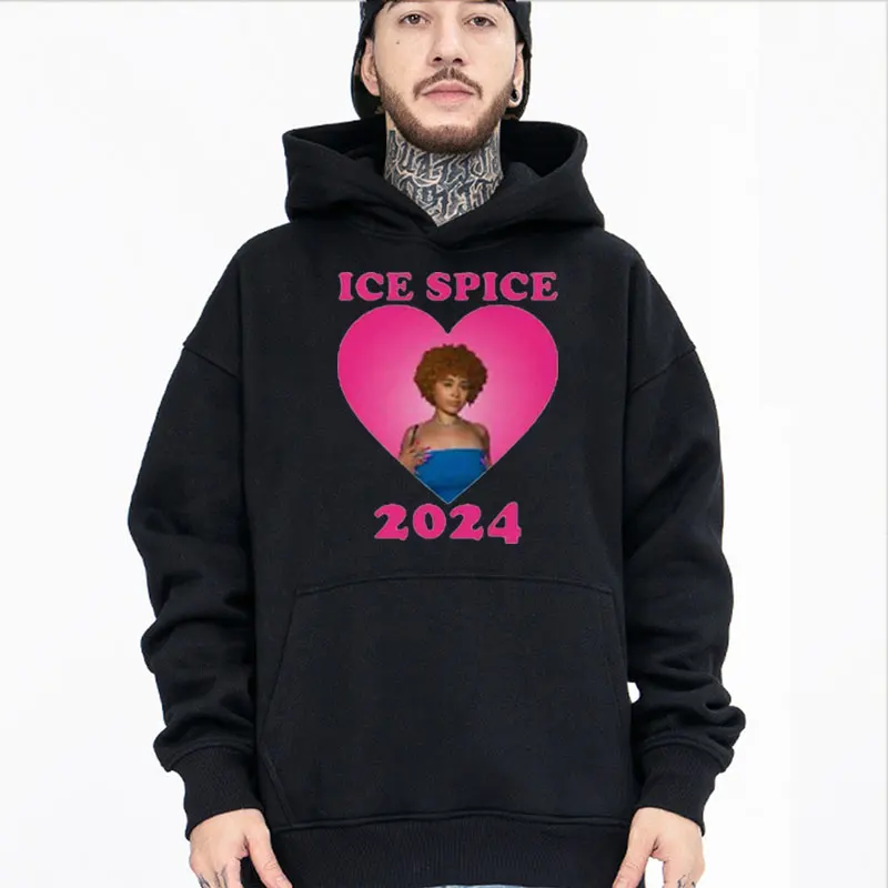 Rapper Ice Spice Certified Munch Hoodie Men Women Clothes Vintage Gothic Harajuku Sweatshirts Streetwear Long Sleeve Hoodies