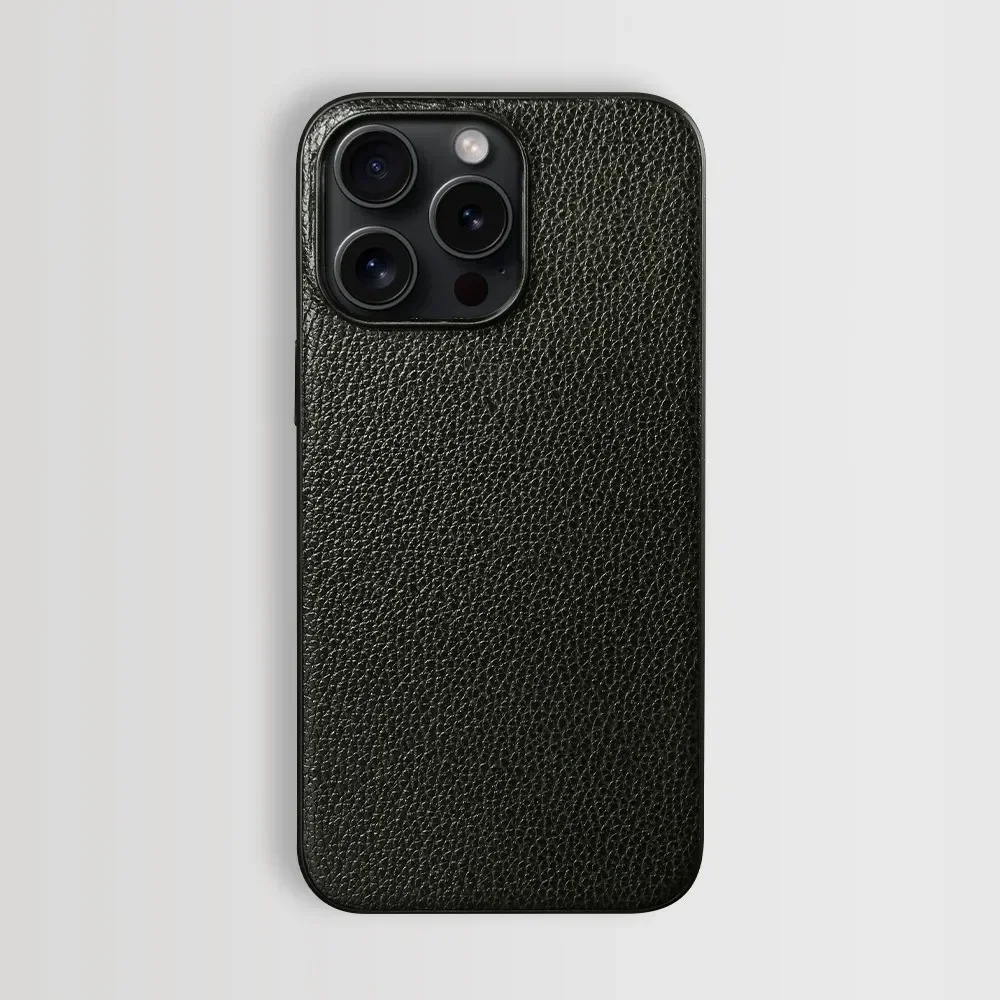 Luxury Genuine Leather Vintage Aesthetic Phone Case Cover