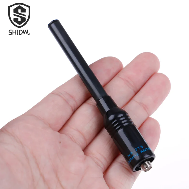 NA-773 텔레스코픽 안테나 핸드헬드 듀얼 밴드 나고야 NA-773 SMA-F 안테나 UV-5R 5RE B5 B6 양방향 무전기 SMA 암 커넥터
