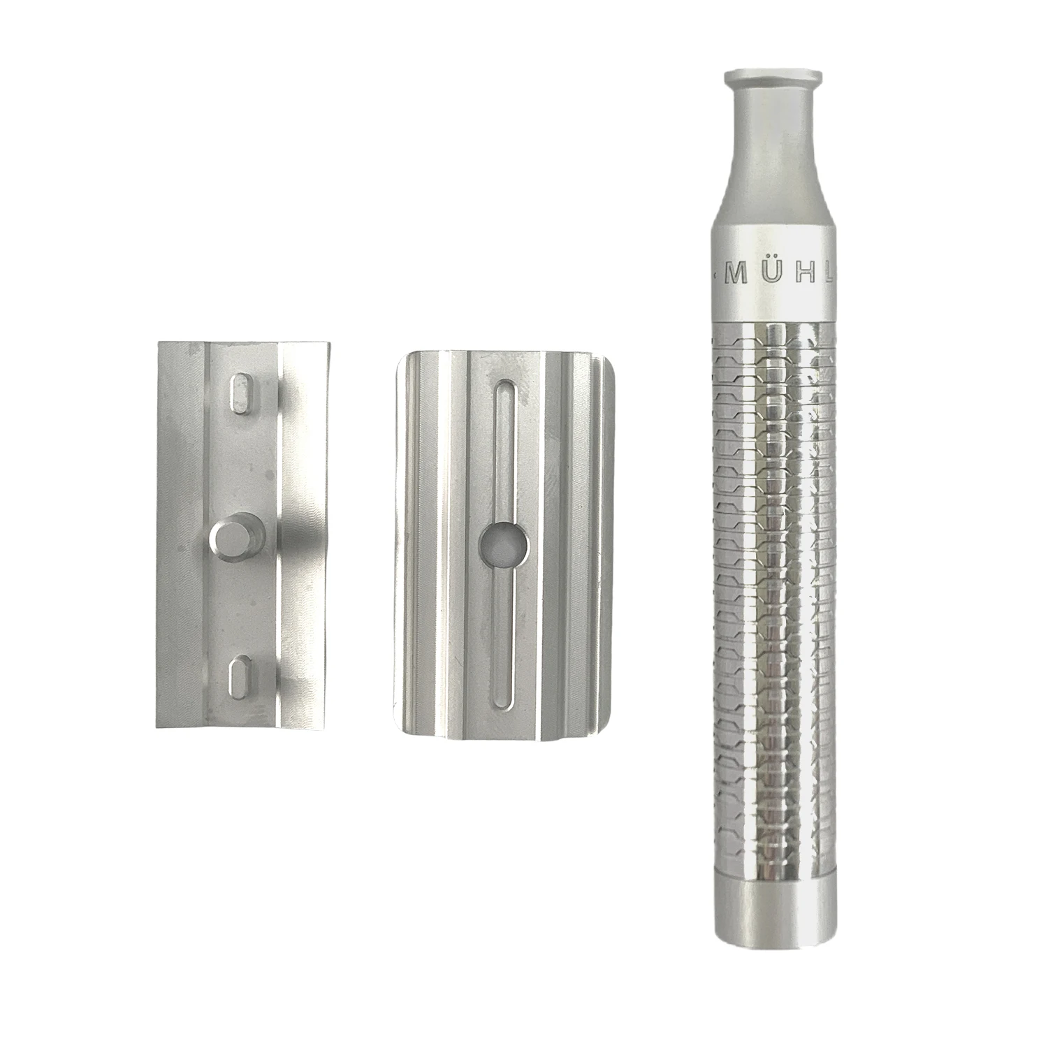German model R94 Double Edge Safety Razor, a men's shaver made by CNC - processed stainless steel 5