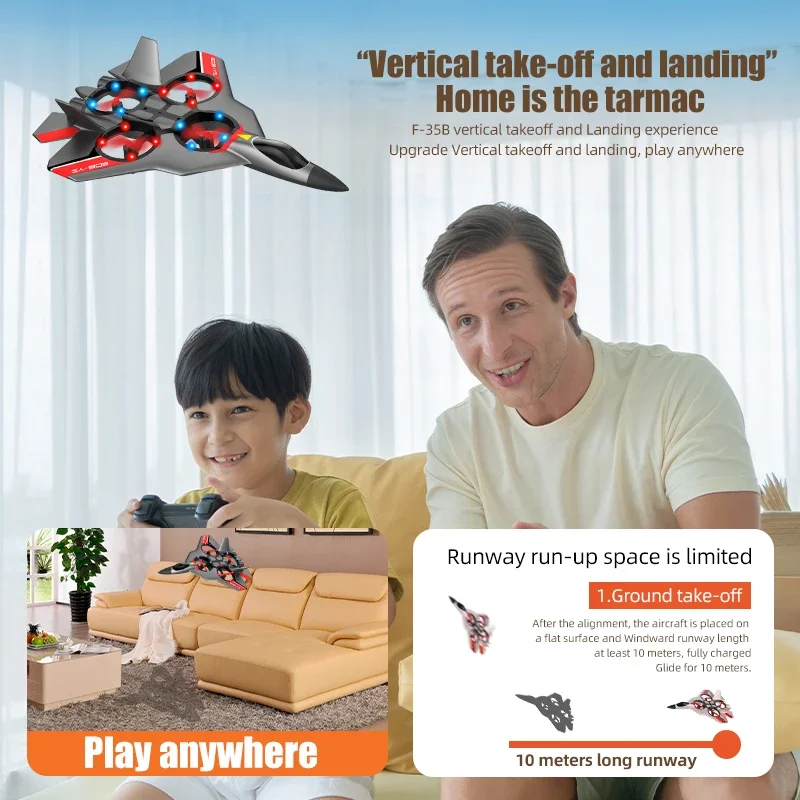 Zy905 360 degree stunt rotating hover remote control foam aircraft children's toy adult glider four axis aircraft UAV 3