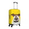 Custom Cute Jack Russell Terrier Dog Meme Suitcase Cover Washable Pet Animal Luggage Protective Covers for 18-32 inch 2