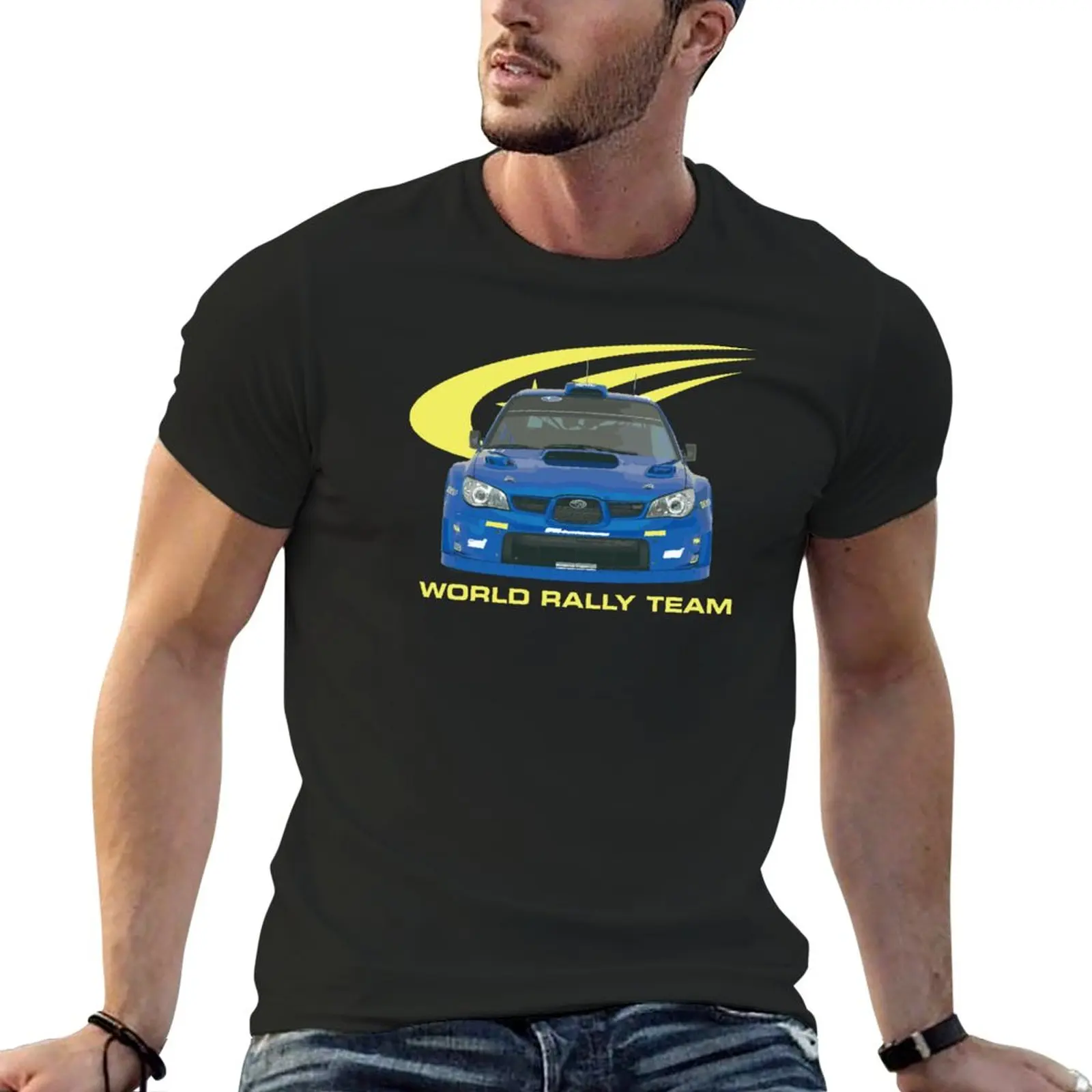 Wrc Petter Solberg World Rally Team Car 2007 T-Shirt T-Shirt Corta Cute Top Summer Top T Shirt Uomo