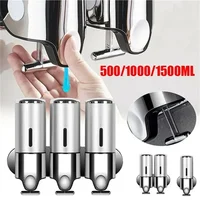 Bathroom Foam Soap Dispenser Hand Sanitizer Holder Wall Mount Soap Shampoo Head Shower Liquid Dispenser For Bathroom Accessories 1