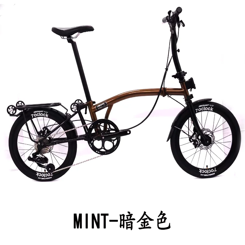 【しんさん様】mint bike mint t9b 9速 折りたたみ自転車 ミントカメレオン折りたたみ自転車、9スピード自転車