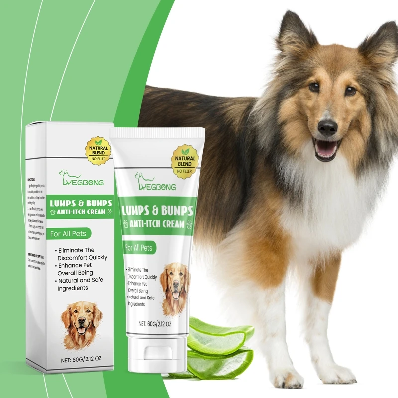Cats Skin Cream Provide Itching Relief Pet Skin Acnes&Bumps Supplies Control & Help Redness Protects and Heal Itch 60g