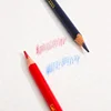 12pcs/box Double Ended Colored Wooden Pencils Pre-Sharpened 2B Red and Blue Pencils Checking Pencils for Checking Map Coloring 3