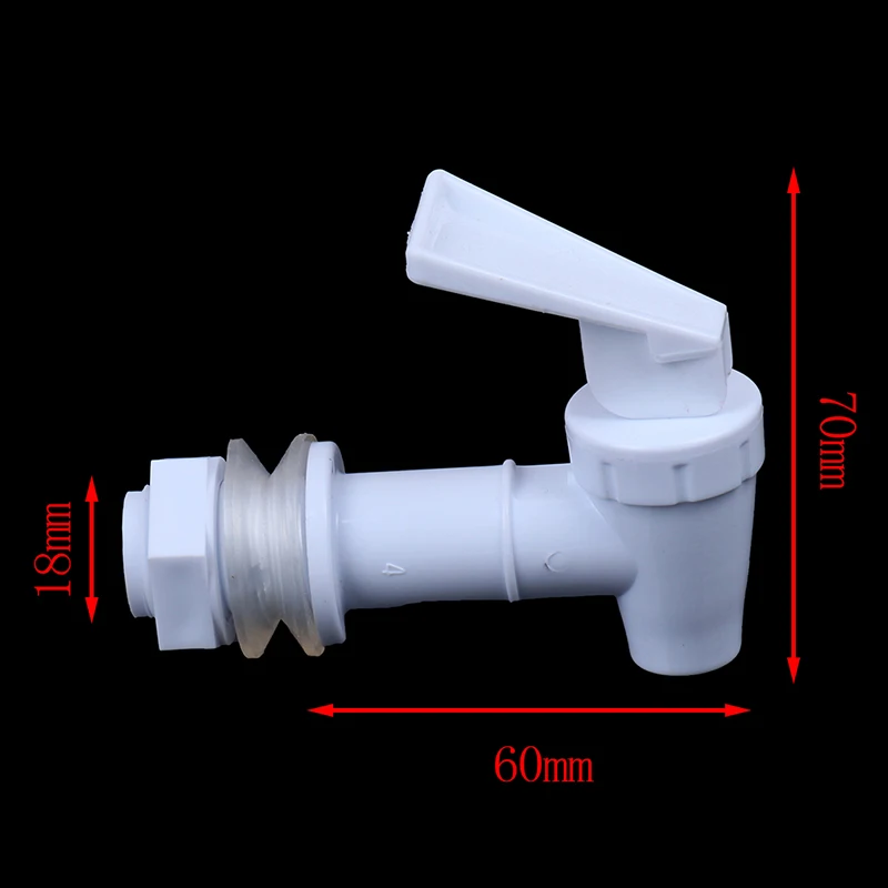 1pc New Plastic Water Dispenser Tap Thread Dia Bottled Water Dispenser Spigot Faucet Bibcocks