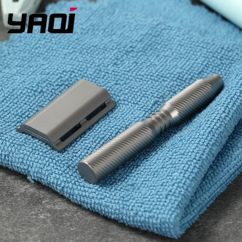 YAQI 고스트 멀티 스레드 패턴티타늄 경량 안전 면도기