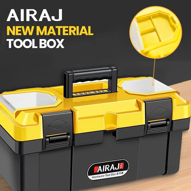 Storage Box AIRAJ Multifunctional Plastic ABS Multiple Specifications with Handle Portable Tool Organizer