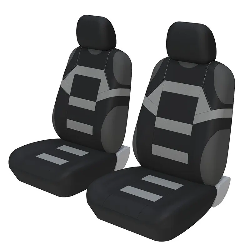 CarSeatCoversUniversalPolyesterFabricFrontSeatProtectors