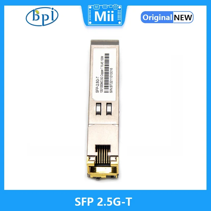 BPI-R3 ����� ����� ȣȯ�Ǵ� SFP 2.5G-T ���� ����� ���Ե� 2024 Banana Pi BPI-R3