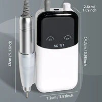 Professional 45000RPM Electric Nail File Gel Nail Polishing Machine Rechargeable Low Noise Nail Sander File For Manicure Salon 6