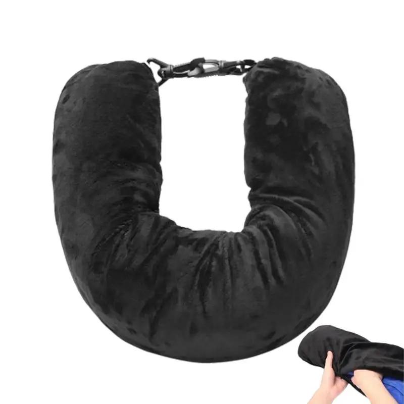 

Fillable Neck Pillows For Travel Soft Tube Neck Pillow Clothes Packable Lightweight Portable U Shaped Pillow Sleeper Holder