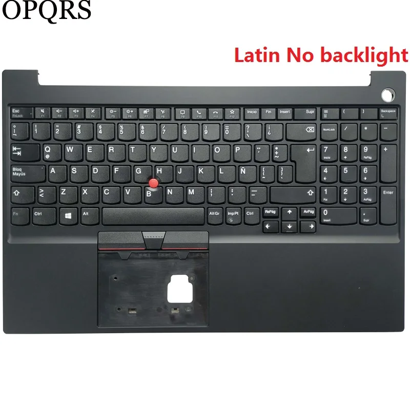 para Lenovo Thinkpad E15 Gen Eua Latin la Espanhol sp Francês fr Azerty Teclado Portátil com Palmrest Capa Superior Novo - Imagem 4