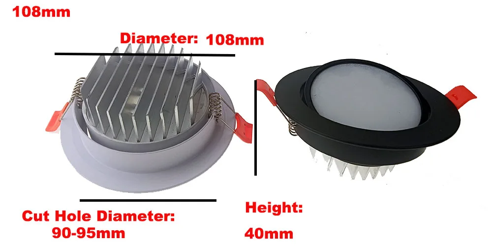 Description Picture 5 of itemIP65 DC 5V 12V 24V Low Voltage LED Downlight Waterproof Safer7W 9W 12W 15W 18W Rotate IP66 Bathroom Spot Light Ceiling Lamp