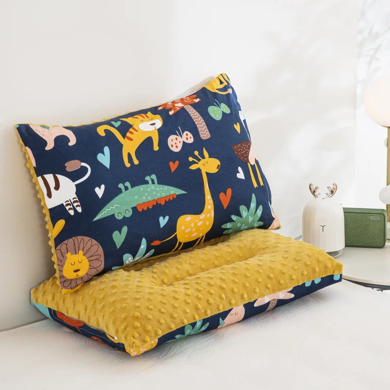 0-6 Years Old Kindergarten Baby Nap Pillow Cartoon Print Children Small Pillow Four Seasons Universal Boys Girls Sleeping Pillow 2
