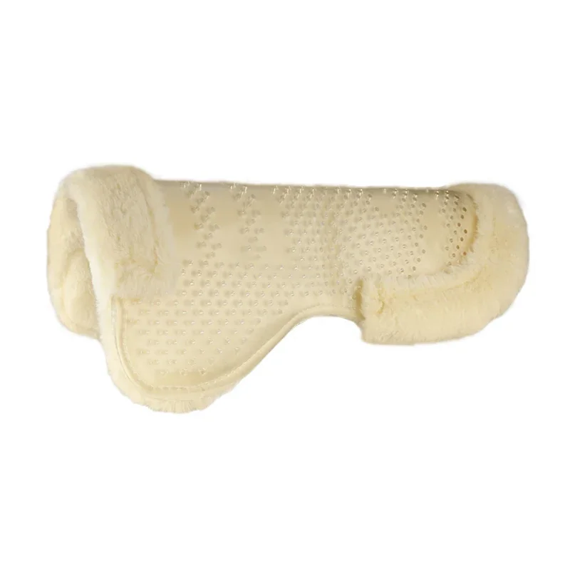 Fleece Lined Gel Pad Flexible Saddle Pad Non-slip Gel Fleece Lining Equestrian Horse Riding Shock Subscrip Horse Riding