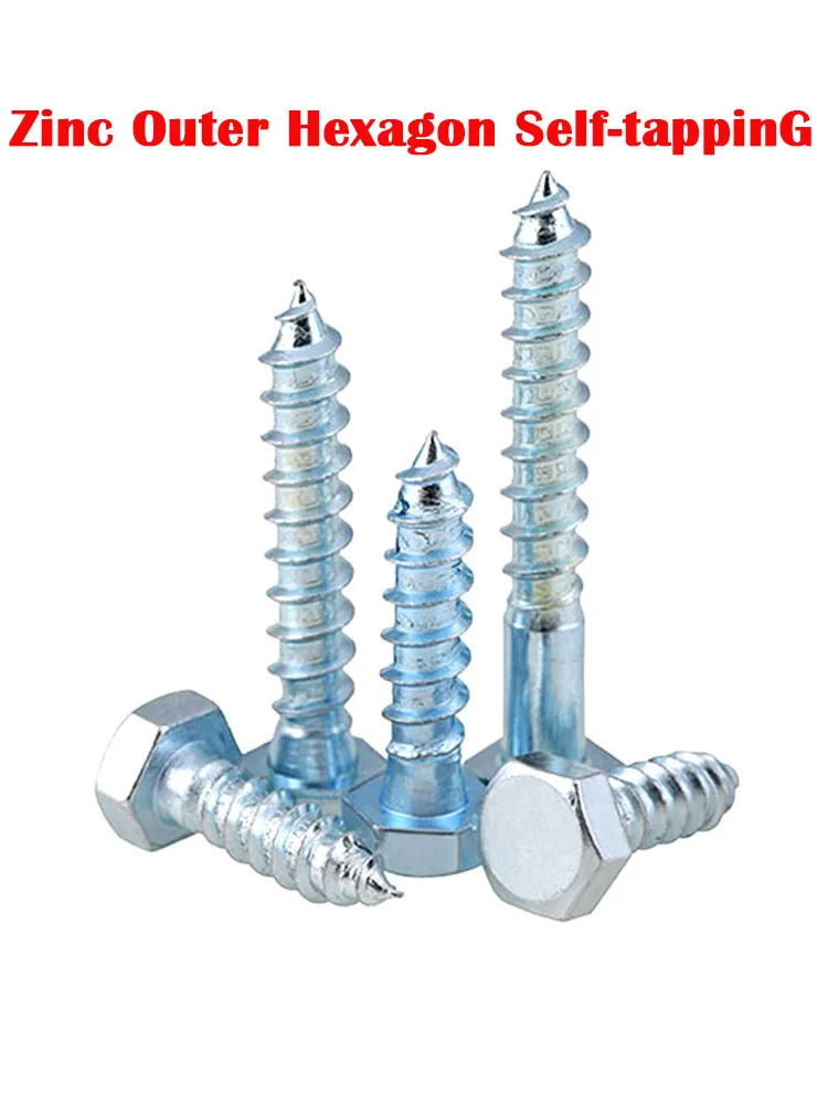 Galvanized Self tapping Screw Outer Hexagonal Self tapping Screw