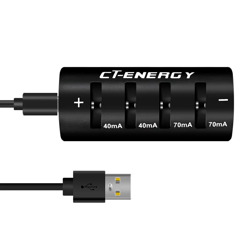 Battery Charger 4 Slot LIR2032H LIR2032 LIR2025 LIR1632 LED Display 3.7V 3.6V USB Quick Charger