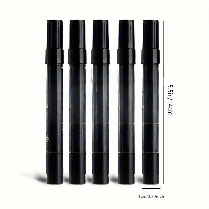 Color Marker Pens Pen Marker Marker Pens 6pcs Permanent Marker Pens Black/Blue/Red ink Graffiti Markers Waterproof Large Capacity Paint Markers Painting Supplies