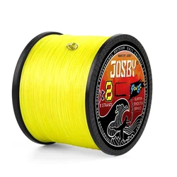 Durable Braided Fishing Line - 8 Strand, PE Multifilament - X8 100M 55LB 4.0 (YELLOW)