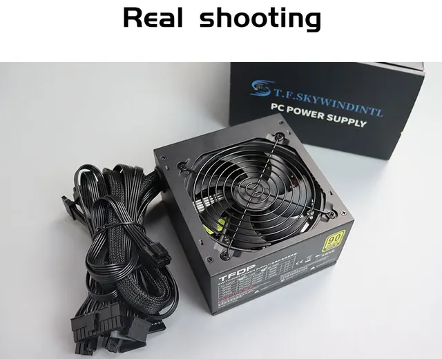 T.F. Skywinintl-fuente de alimentación ATXSATA para PC, fuente de  alimentación de 850W, 1000W, 220V, 12V, para juegos de escritorio -  AliExpress